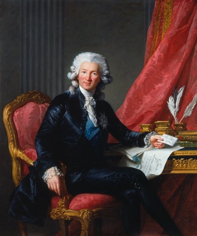 Charles-Alexandre de Calonne (1734-1802) von Elisabeth Louise Vigee Lebrun